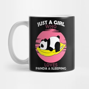 Just a Girl Who Loves PANDA SLEEPING Mug